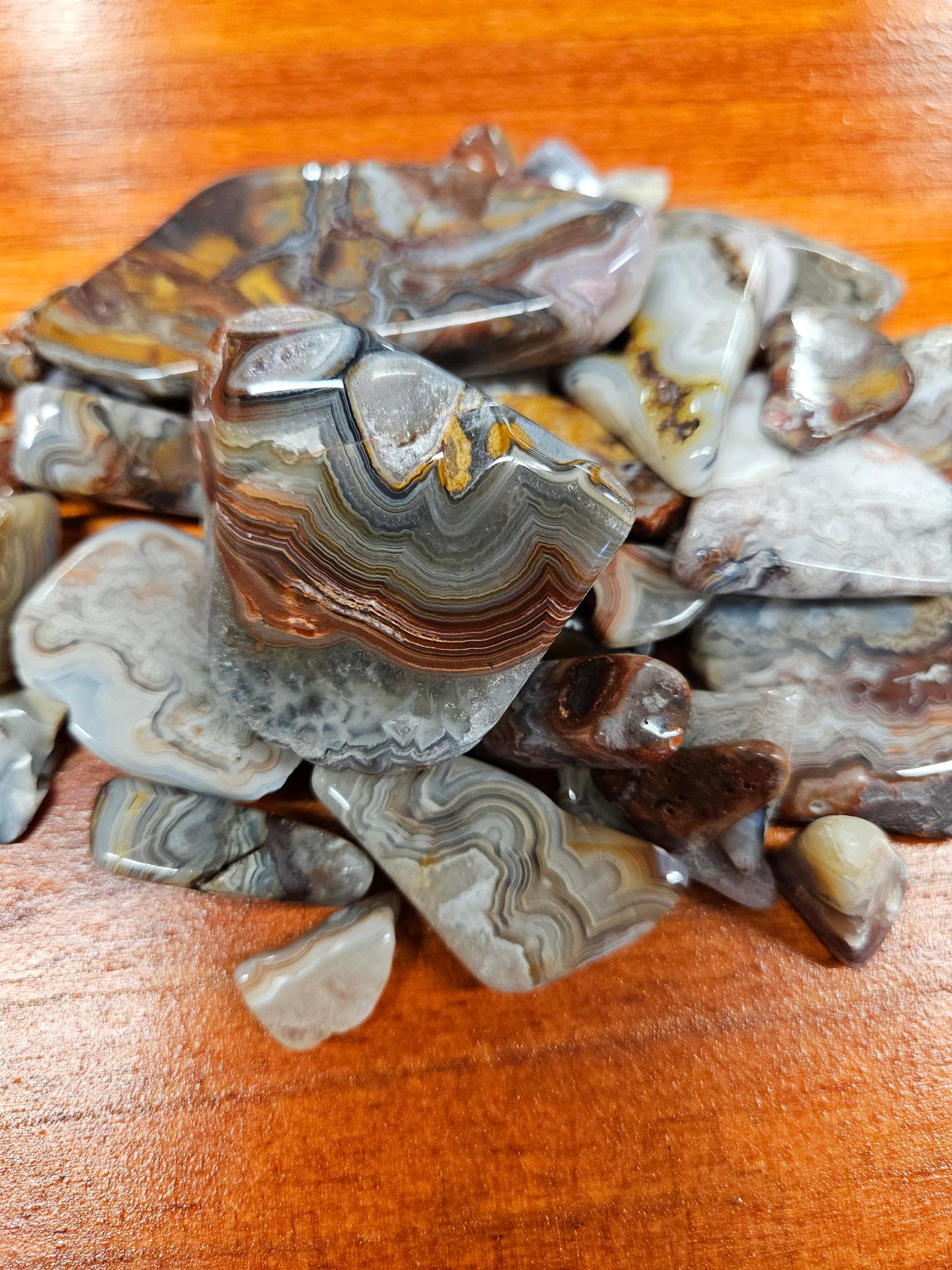 Mexican Crazy Lace Agate 1 Pound