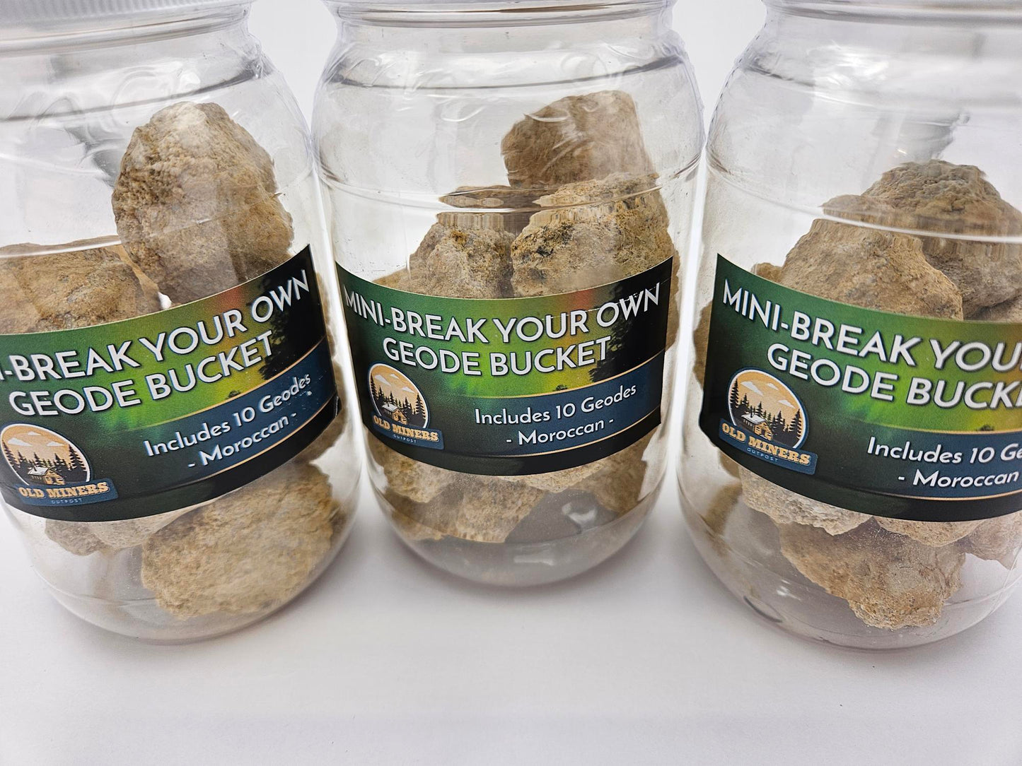 Mini Geode Bucket -Break Your Own Geodes Party Favorites Adventure Bucket Great for all events and super fun for all!!!