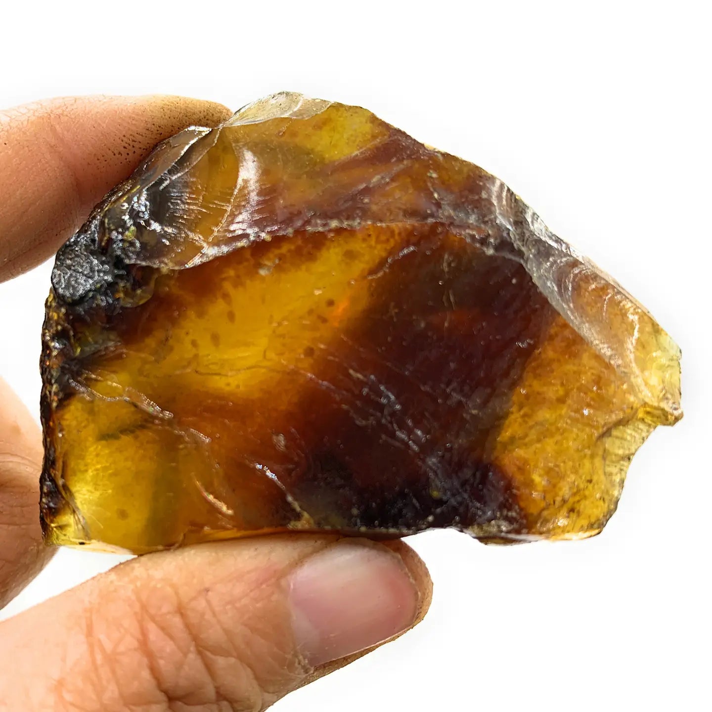 1lb Rough Top Gold Amber-Indonesia
