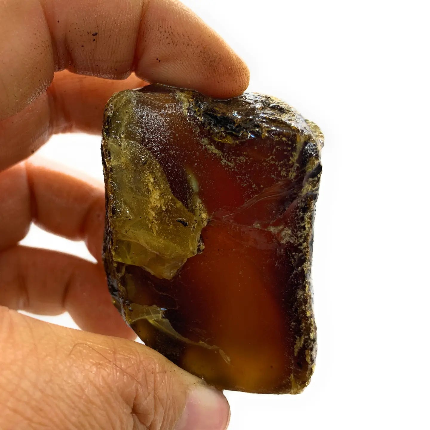 1lb Rough Top Gold Amber-Indonesia