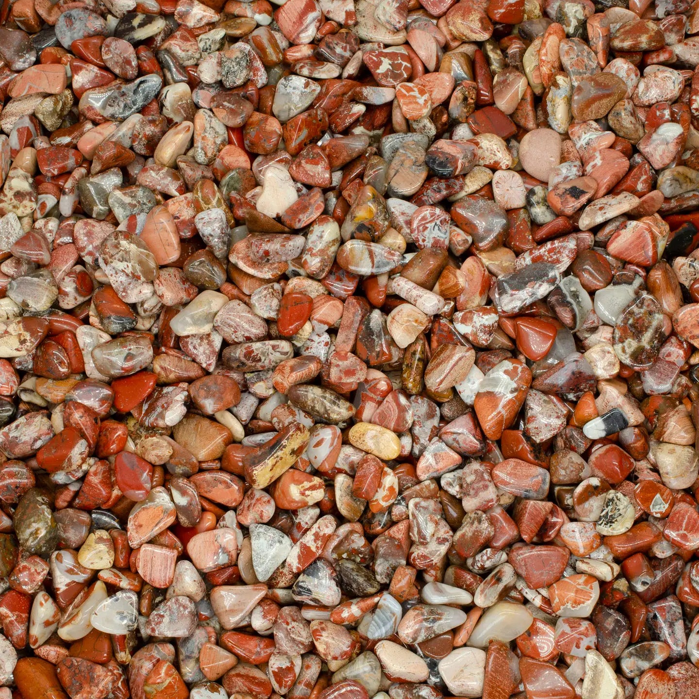 4oz- Tumbled-Polished Light Brecciated Jasper