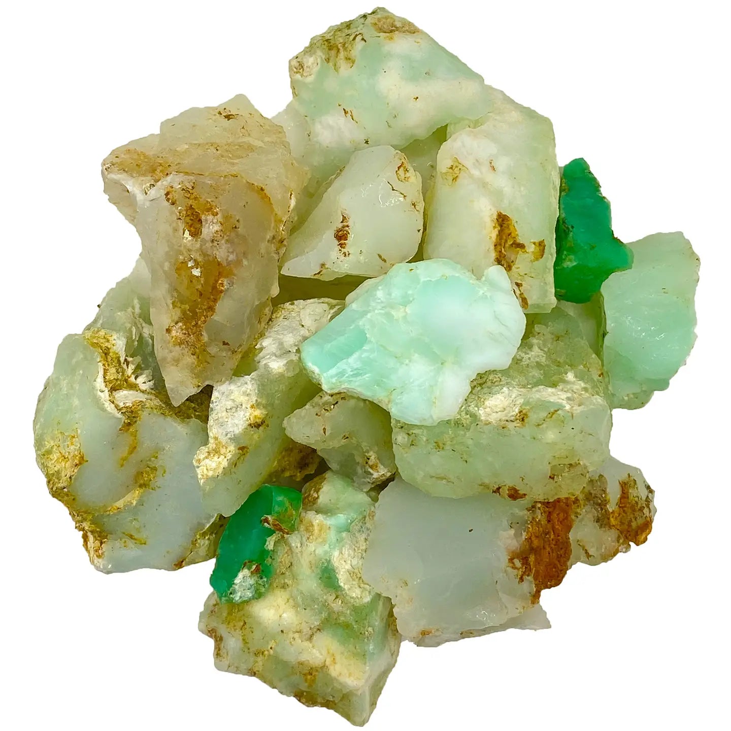 1lb Rough White Lime Chrysoprase-Indonesia