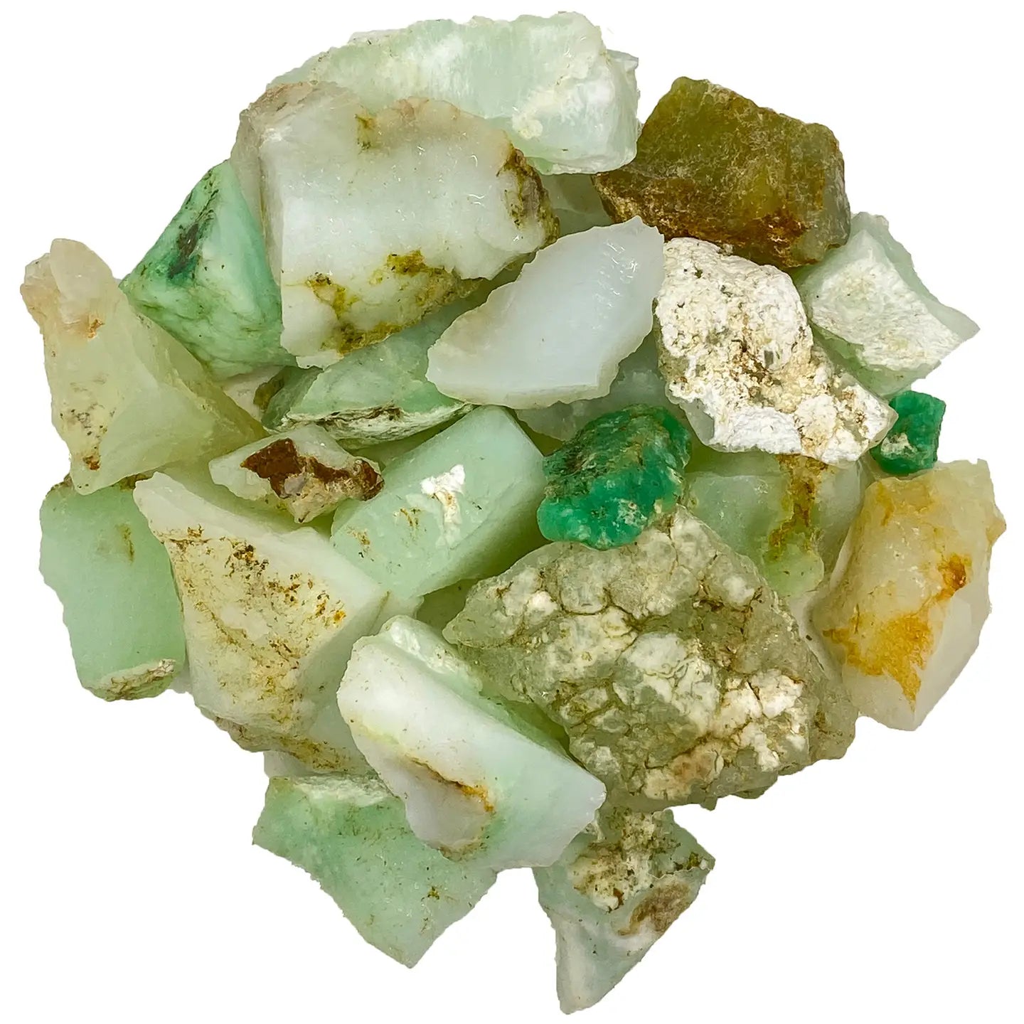 1lb Rough White Lime Chrysoprase-Indonesia