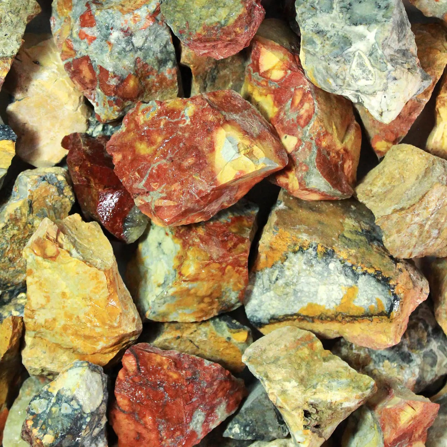 1lb Rough Maligano Jasper - 100% Natural and mined in Indonesia