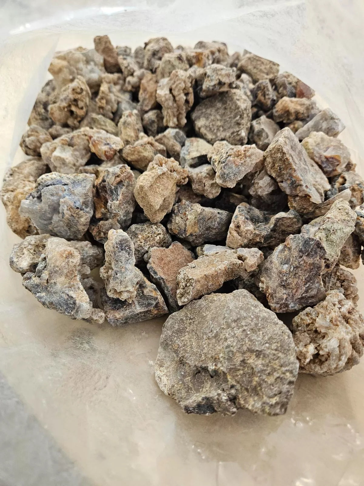1lb Mexican Fire Agate Unsearched Mine Run Material for Tumbling - Polishing - Jewelry - Collectors