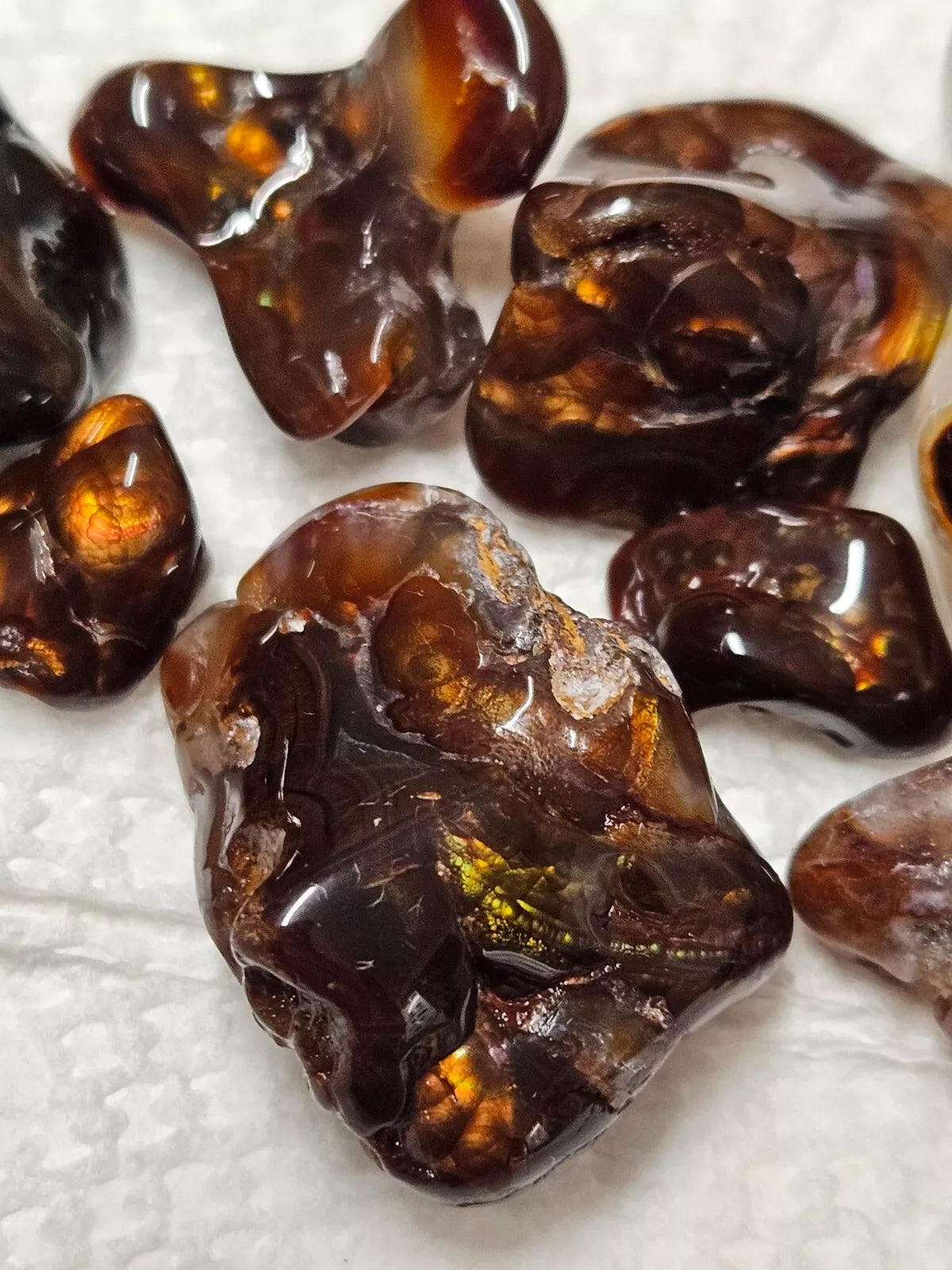 1lb Mexican Fire Agate Unsearched Mine Run Material for Tumbling - Polishing - Jewelry - Collectors