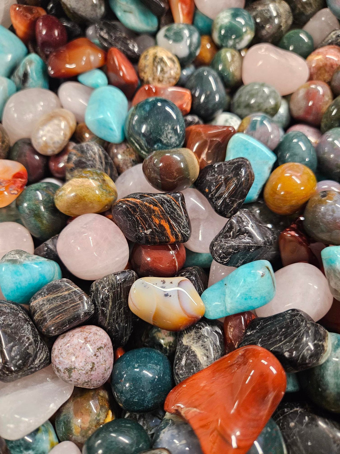 Madagascar Gemstone Discovery Set: Polished Authentic Crystal Mix