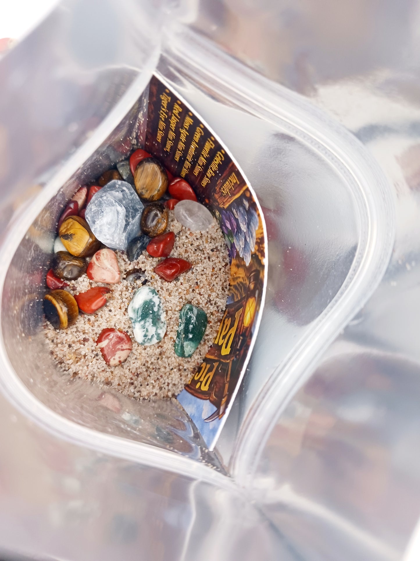 Pickers Paydirt Polished Stone Bag: Jasper, Agate, Fluorite, Aventurine and more