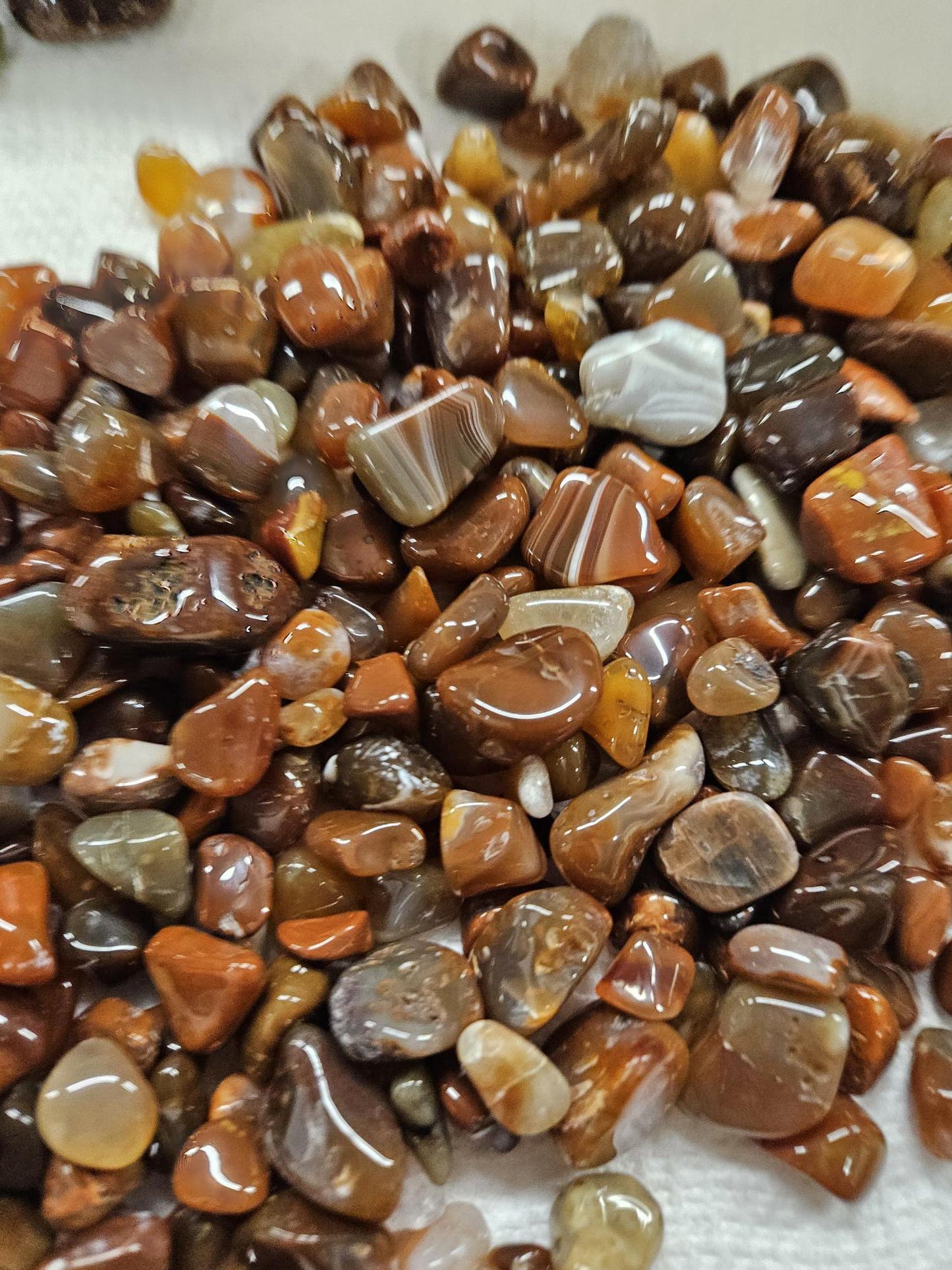 Lake Superior Agates Tumbled polished collecting gifts jewelry making Crafting 1 pound