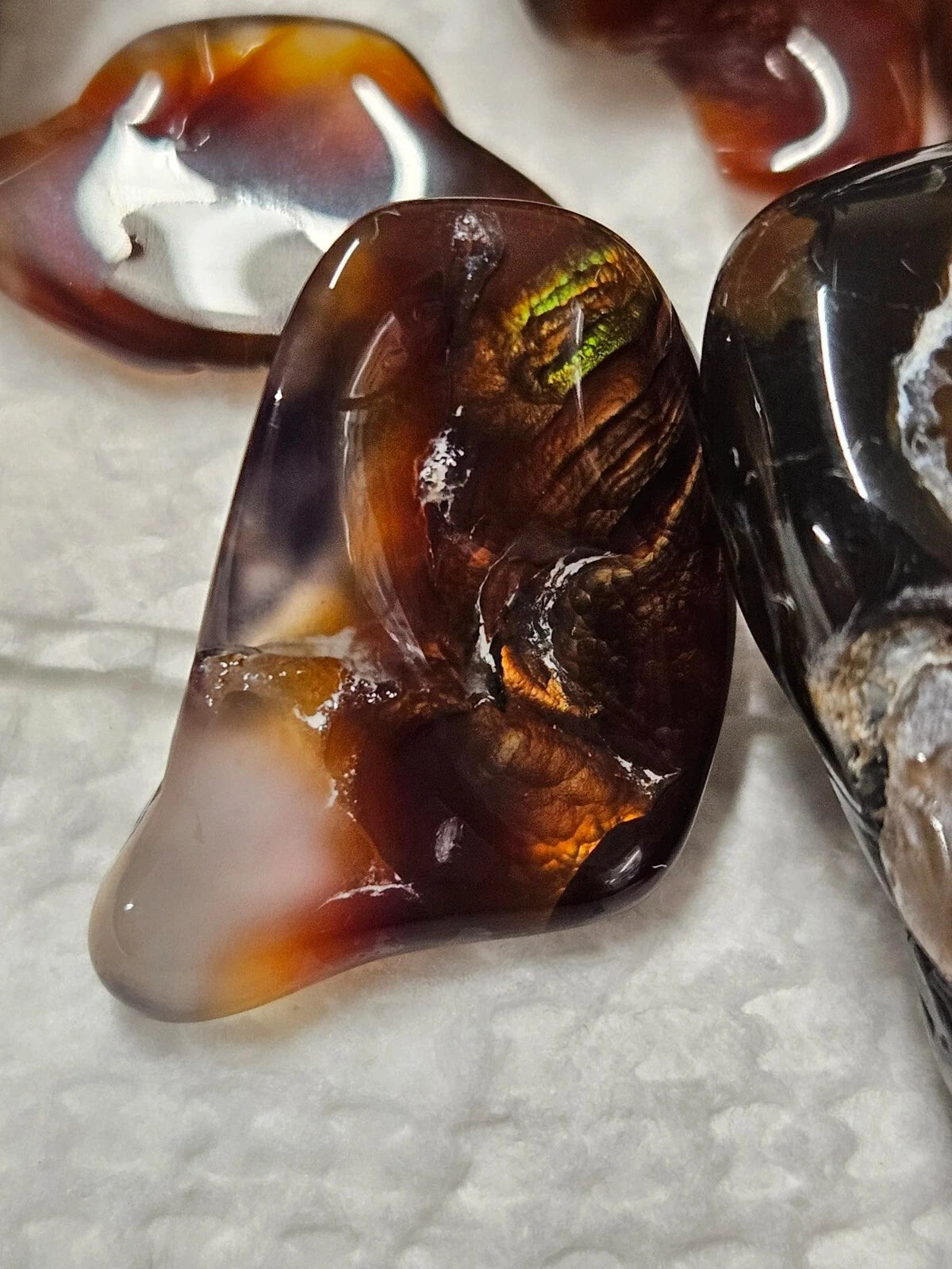 1lb Mexican Fire Agate Unsearched Mine Run Material for Tumbling - Polishing - Jewelry - Collectors